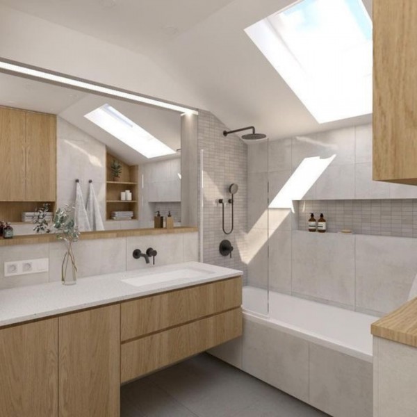 Wanna z parawanem na poddaszu!