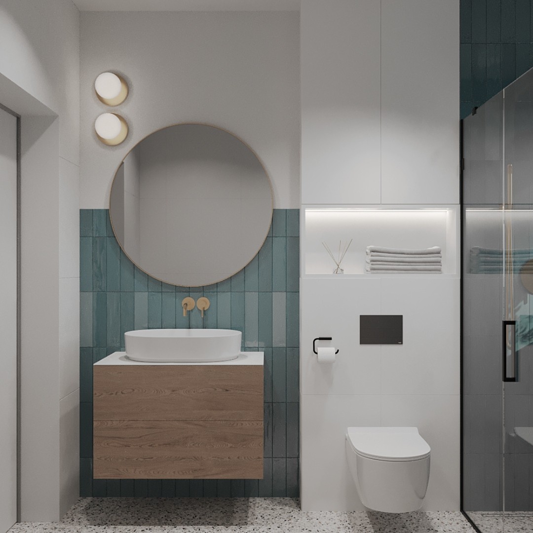 Pisuar w łazience dla gości!