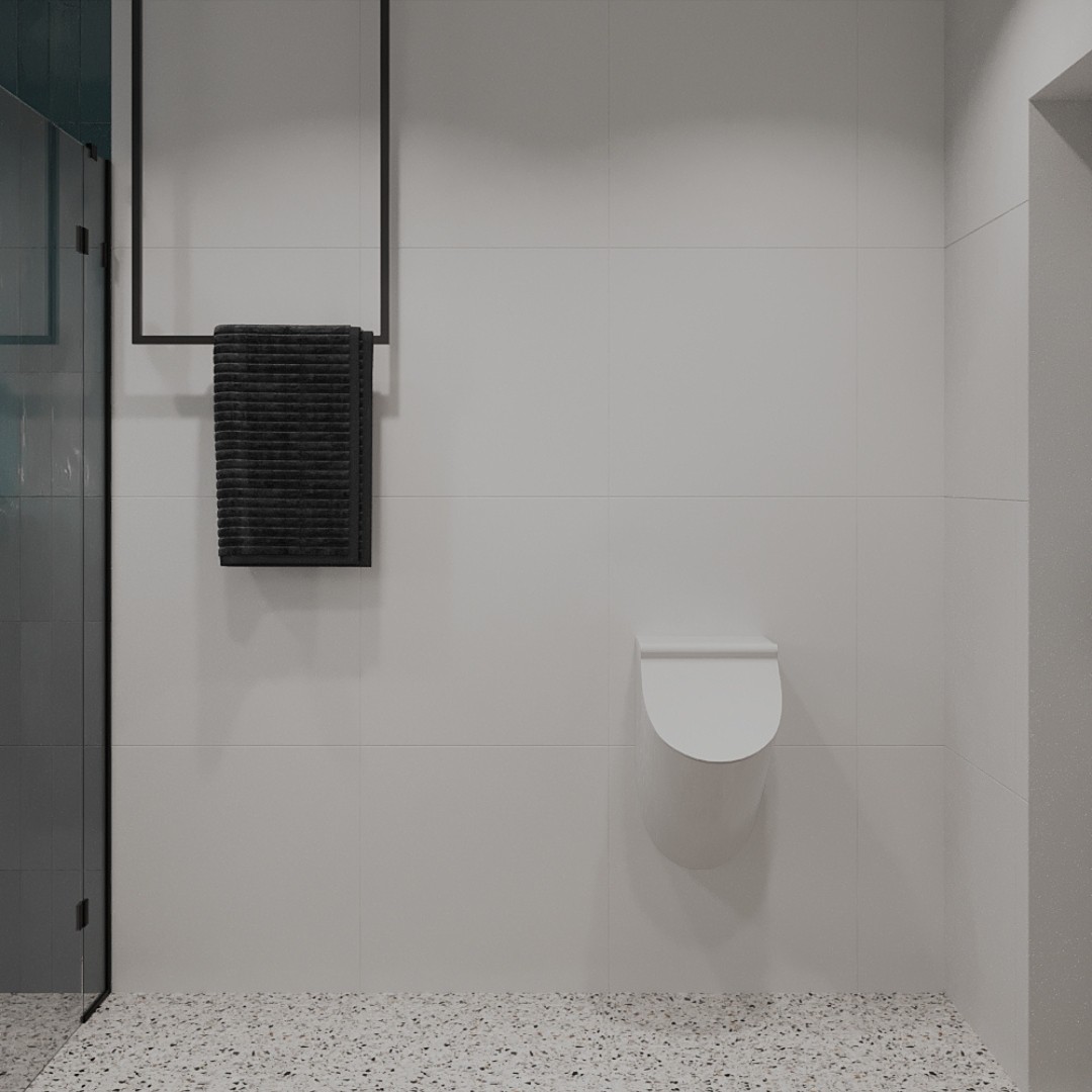 Pisuar w łazience dla gości!