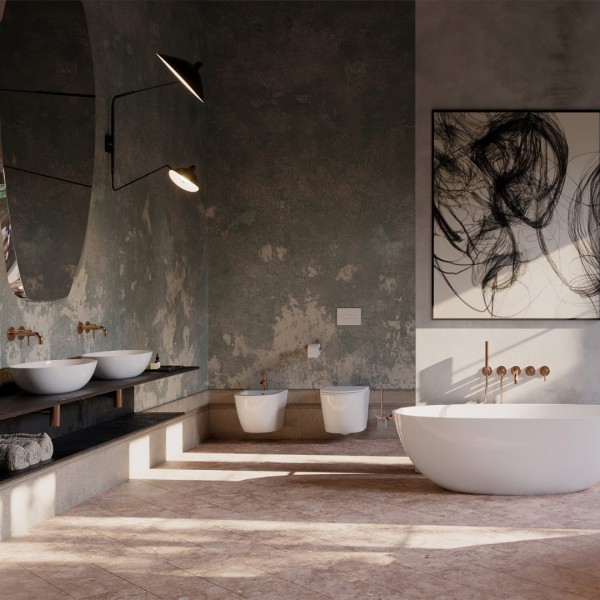 Eklektyczna łazienka by Omnires!