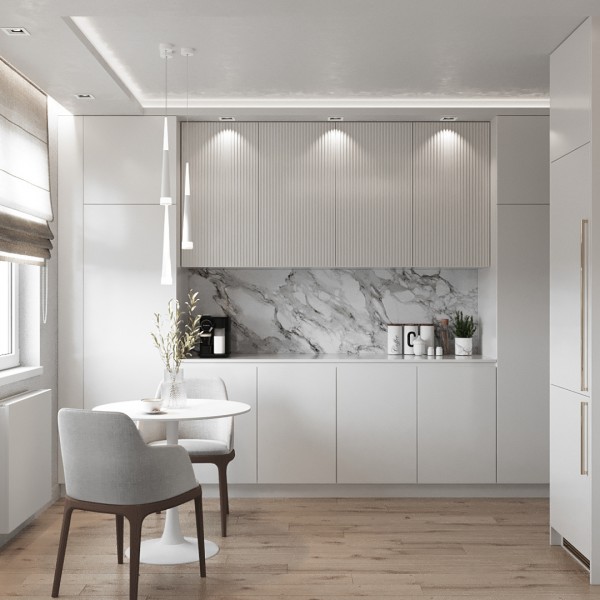 Czarna bateria kuchenna w kuchni w stylu Modern Classic!