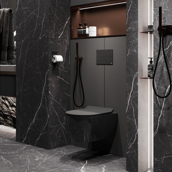 Miedziane baterie łazienkowe w nowoczesnej łazience!