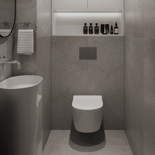 Projekt toalety w bloku!