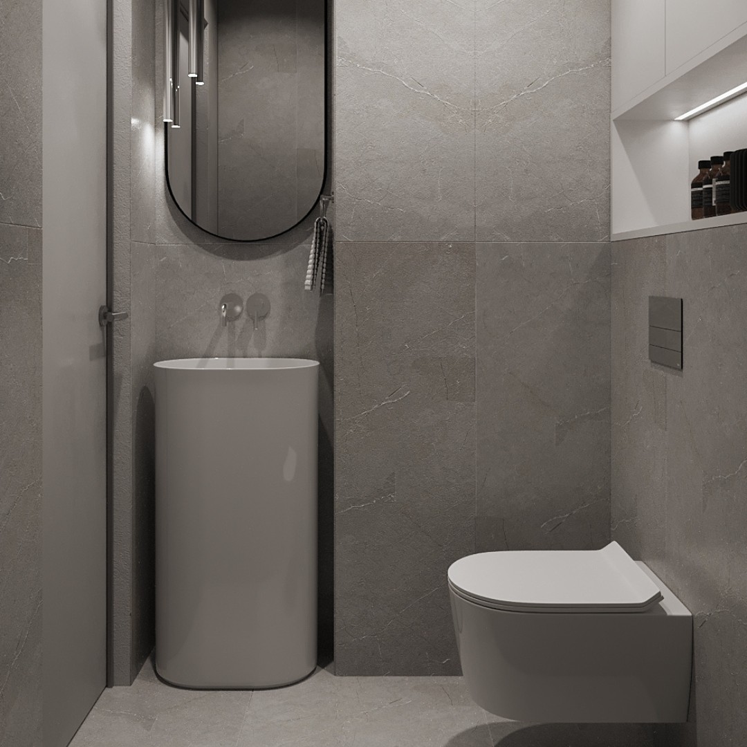 Projekt toalety w bloku!