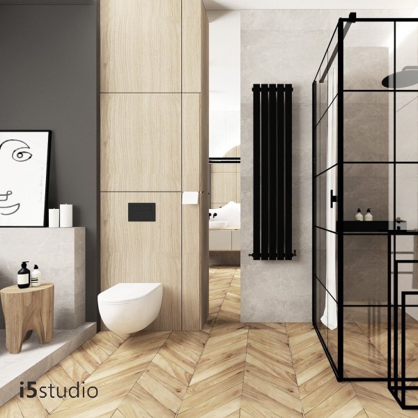 Pokój kąpielowy w stylu skandynawskim!