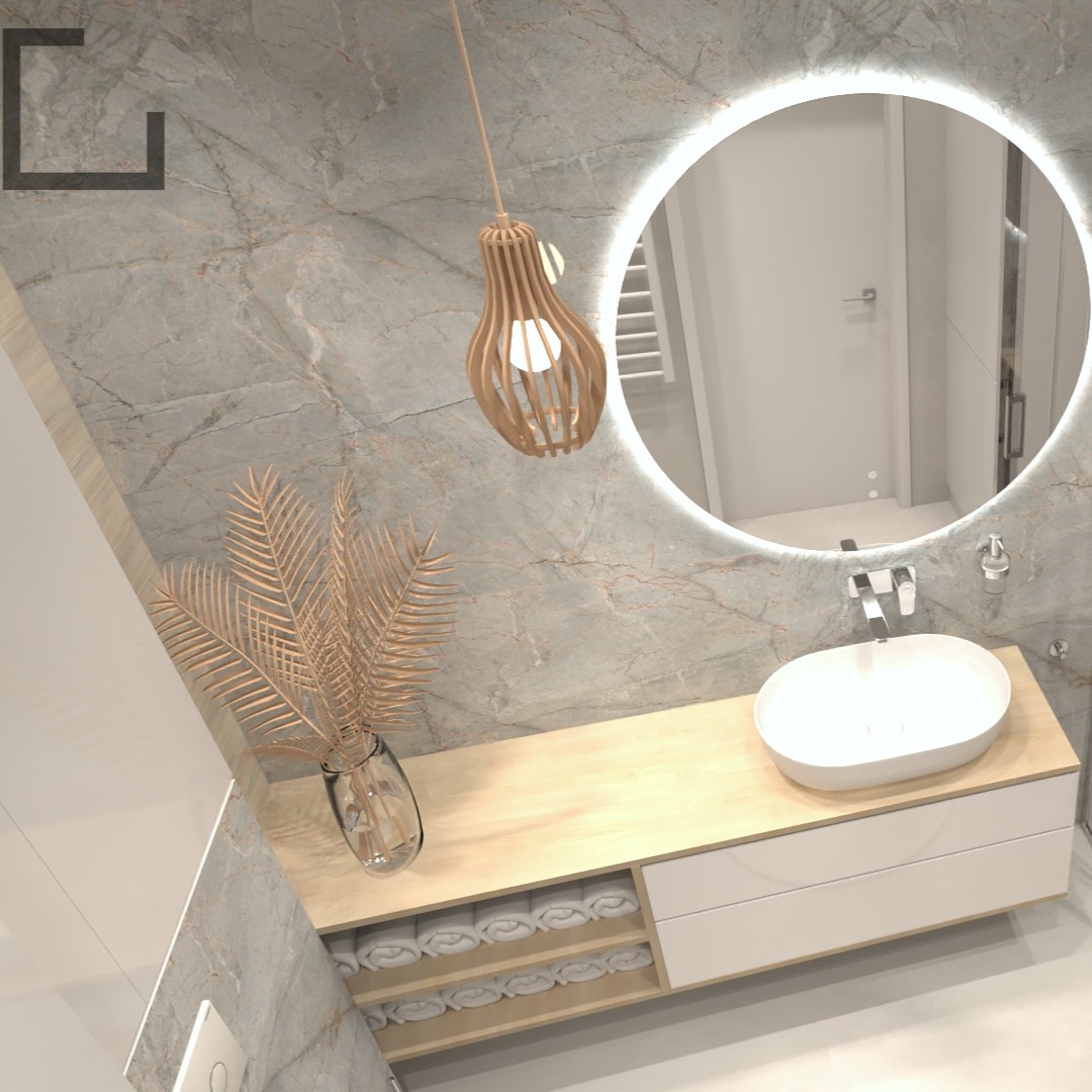 Kobieca łazienka w apartamencie!