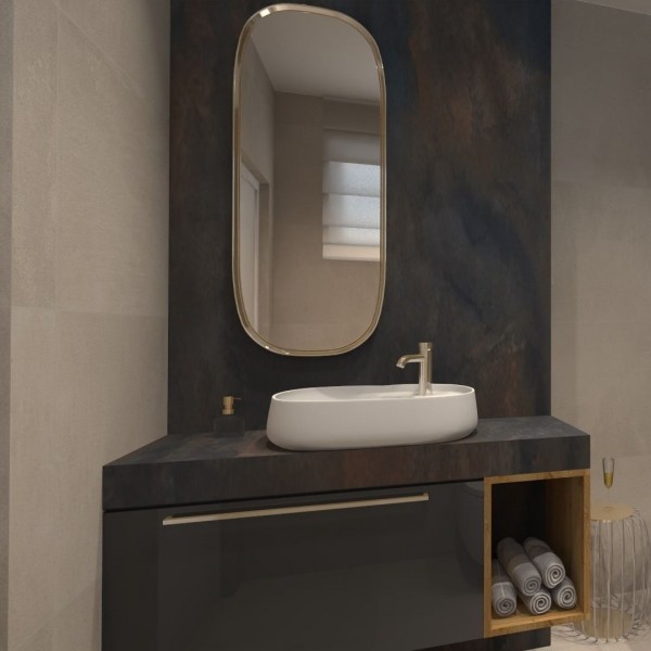 Nowoczesna łazienka z wanną wolnostojąca przy ścianie!