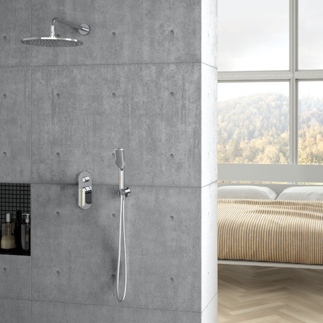 Baterie łazienkowe Vedo Aletta w chromie - inspiracje łazienkowe!