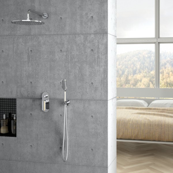 Baterie łazienkowe Vedo Aletta w chromie - inspiracje łazienkowe!