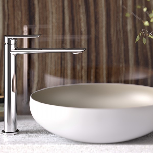 Baterie łazienkowe Vedo Aletta w chromie - inspiracje łazienkowe!