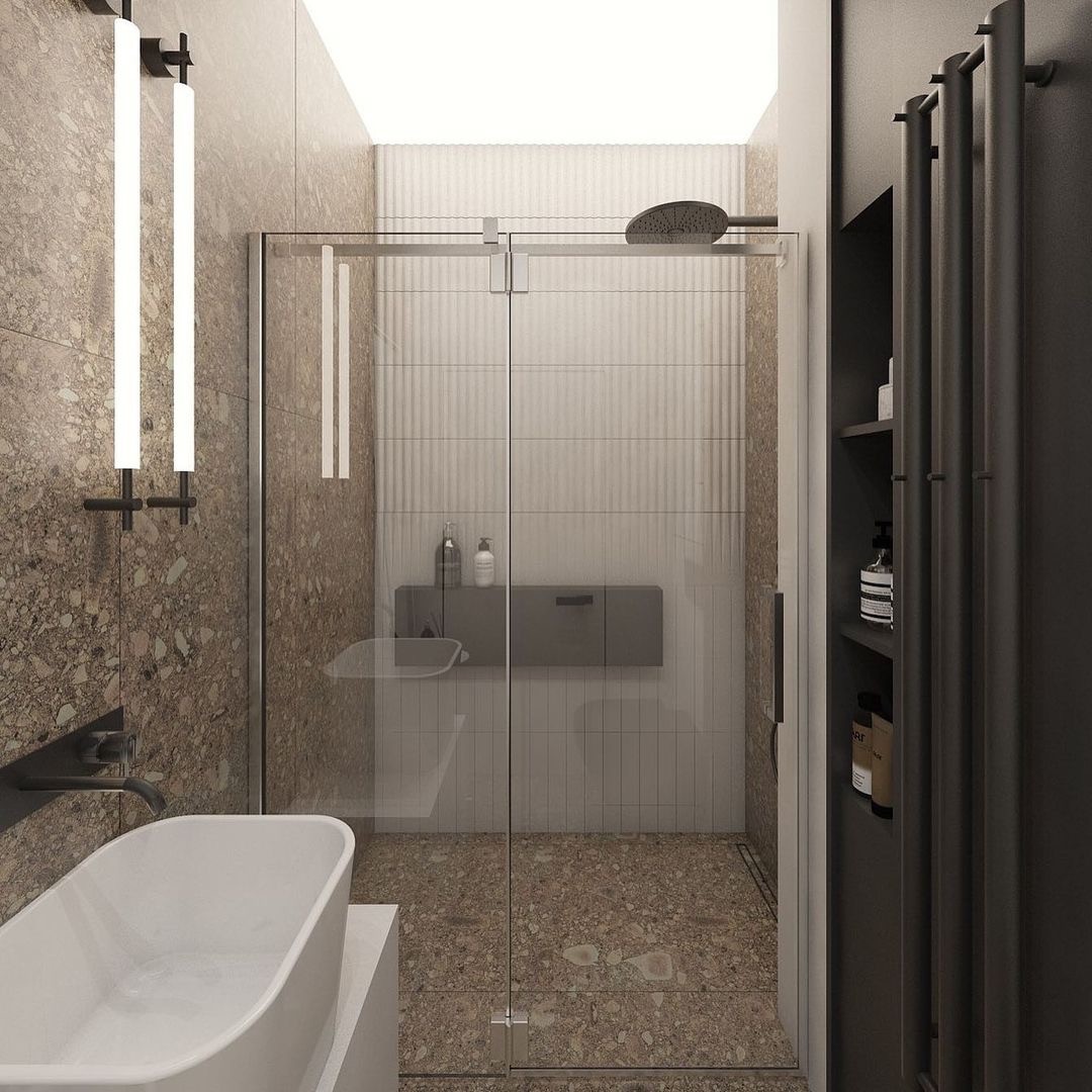 Mała łazienka z wielką osobowością: industrialny styl w wersji mini!