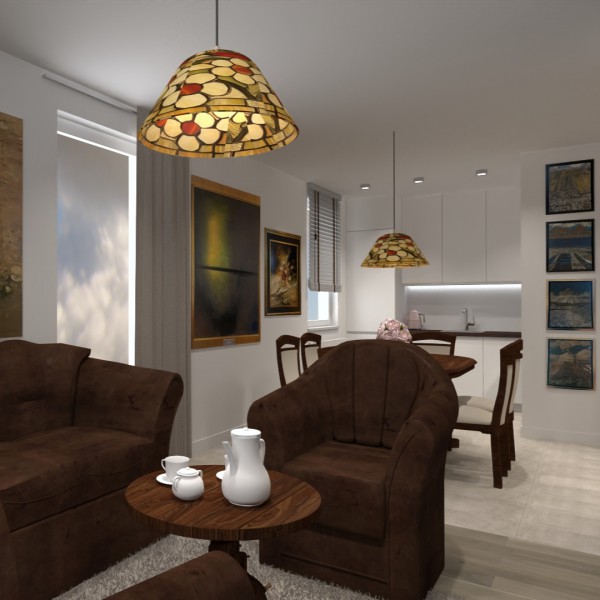 Elegancka inspiracja kuchenna: Białe szafki i vengeowy blat z ceramicznym zlewozmywakiem!