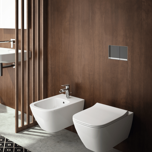 Projekt Industrialnej Łazienki z Białą Ceramiką Geberit Smyle!