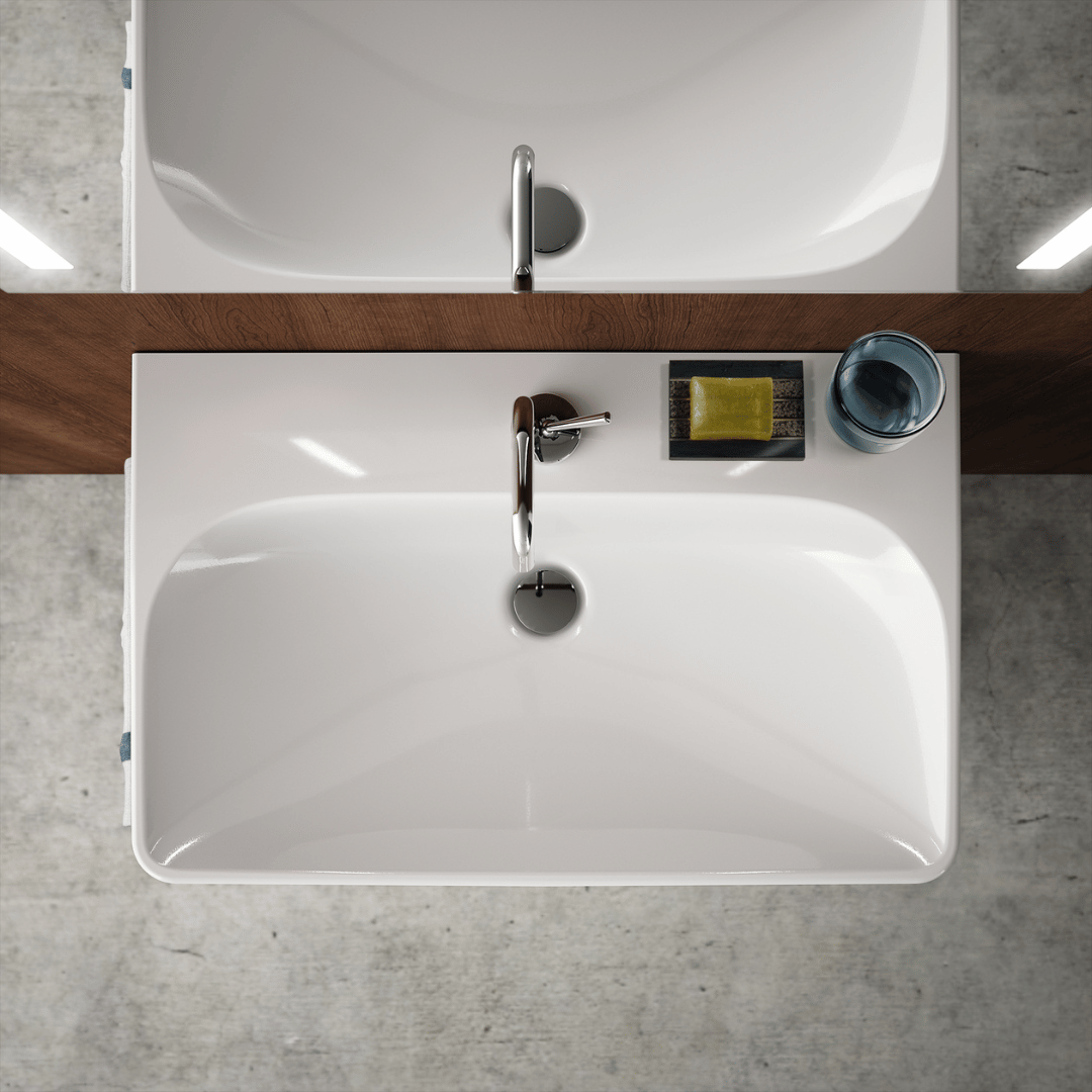 Projekt Industrialnej Łazienki z Białą Ceramiką Geberit Smyle!