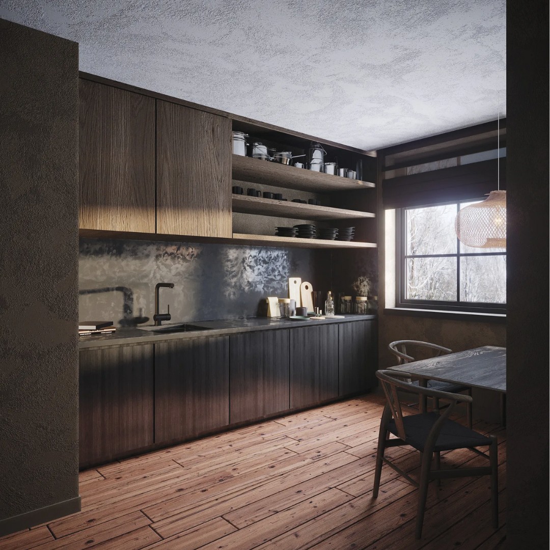 Nowoczesna Kuchnia w Stylu Rustykalnym ze Zlewozmywakiem Deante Sabor!