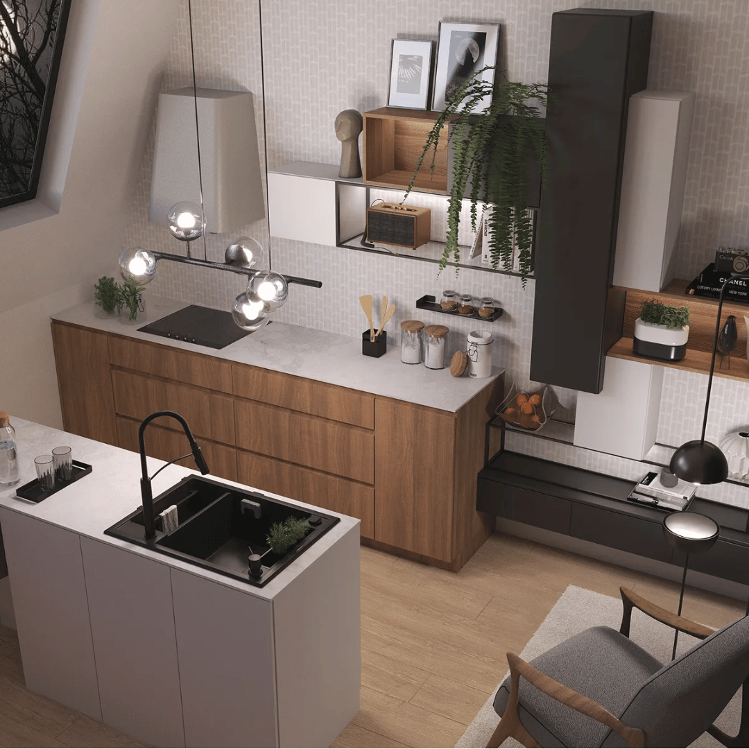 Kuchnia, która wygląda jak salon? Odkryj elegancję zlewozmywaka granitowego magnetycznego!