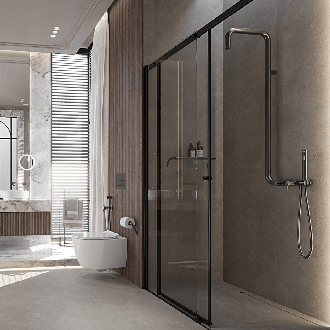  Nowoczesne Inspiracje Łazienkowe z Bateriami Łazienkowymi Deante Silia w Titanium!