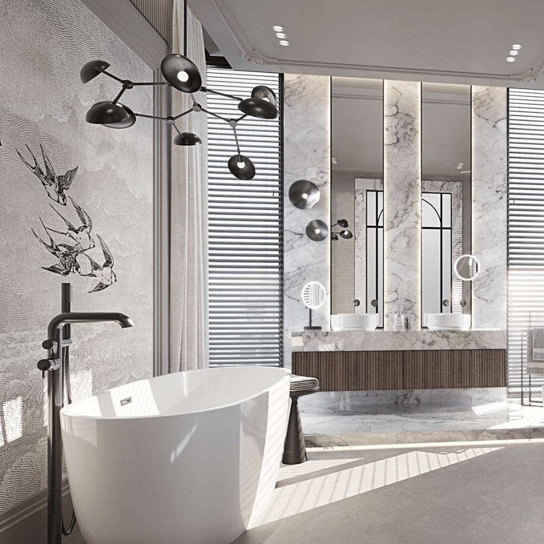  Nowoczesne Inspiracje Łazienkowe z Bateriami Łazienkowymi Deante Silia w Titanium!