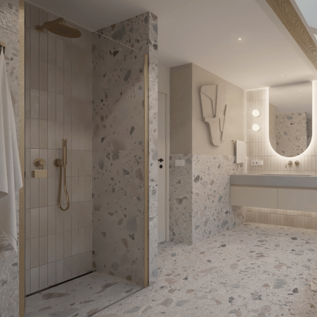 Łazienka na Poddaszu: Nowoczesny Luksus i Urok Poddasza!