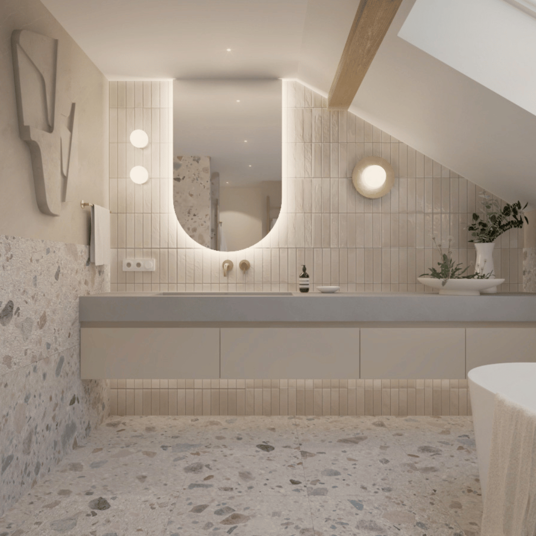 Łazienka na Poddaszu: Nowoczesny Luksus i Urok Poddasza!