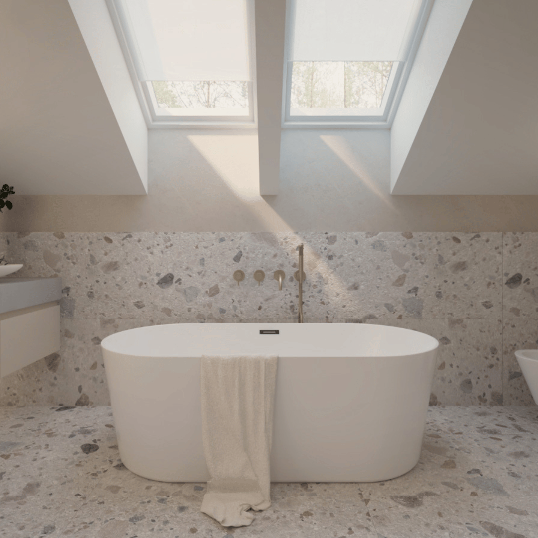 Łazienka na Poddaszu: Nowoczesny Luksus i Urok Poddasza!