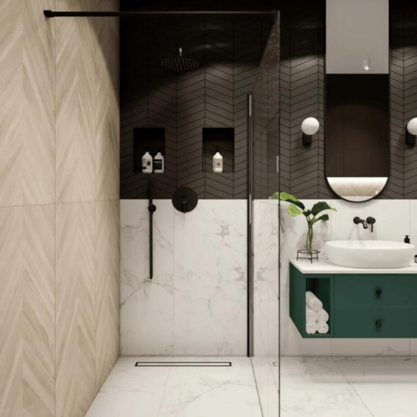 Łazienka w Stylu Industrialnym: Surowy Urok i Nowoczesność!