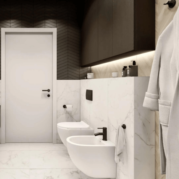 Łazienka w Stylu Industrialnym: Surowy Urok i Nowoczesność!