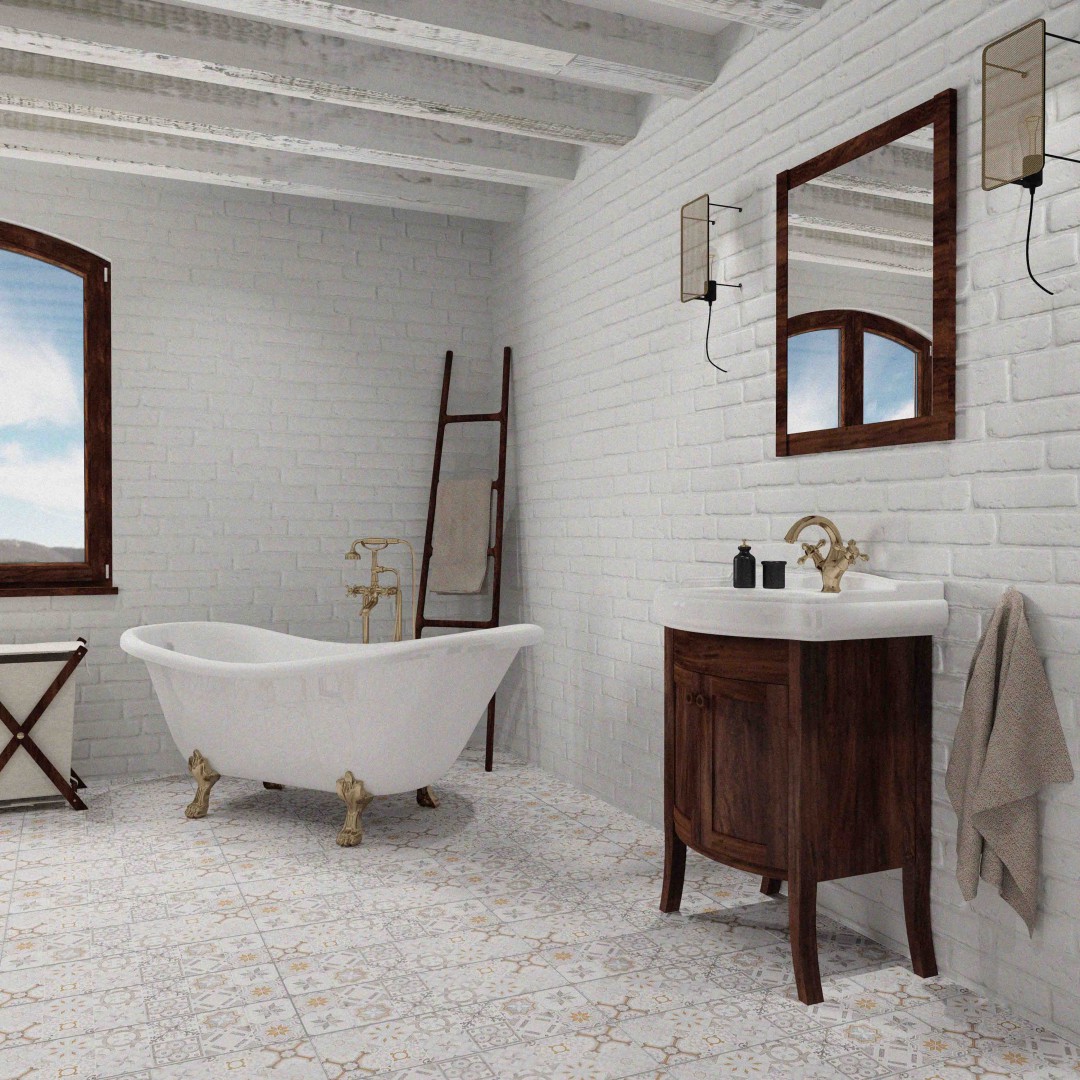 Tajemnicza Łazienka Retro: Spotkanie Historii z Nowoczesnością!