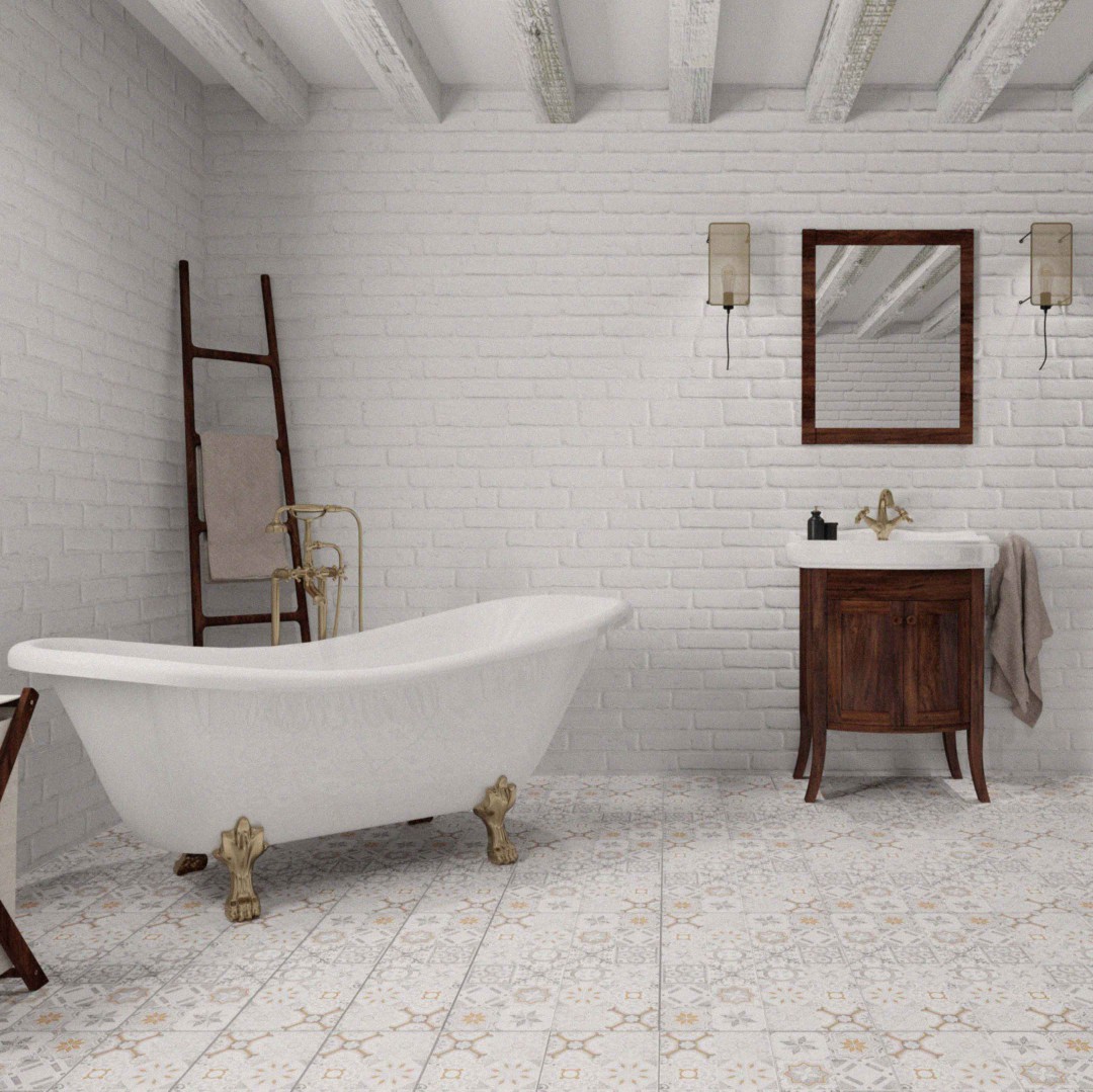 Tajemnicza Łazienka Retro: Spotkanie Historii z Nowoczesnością!