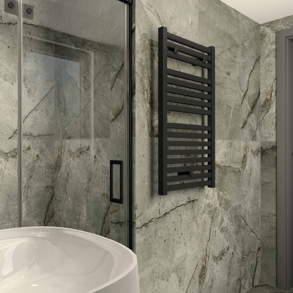 Elegancja i Funkcjonalność: Nowoczesna Łazienka z Dużym Prysznicem!