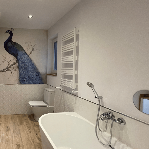 Łazienka z wanną i prysznicem!