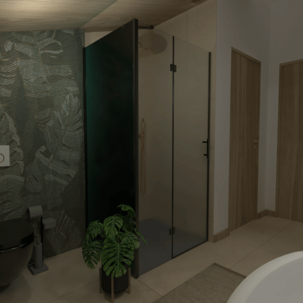 Łazienka na Poddaszu: Nowoczesny Luksus i Praktyczność!