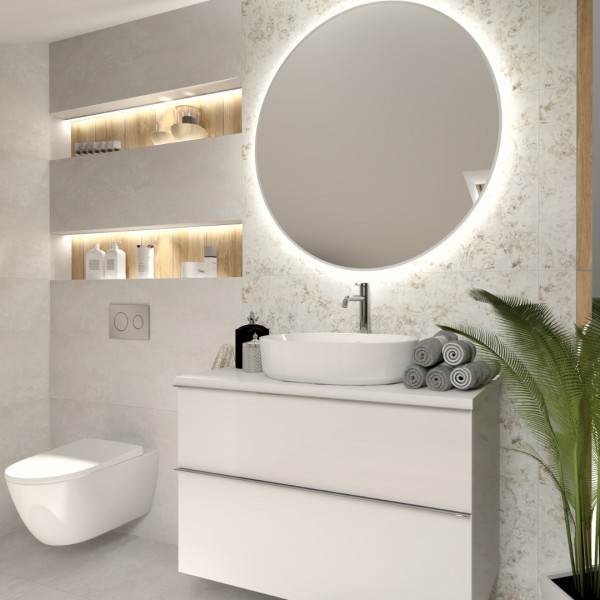 Wanna wolnostojąca w łazience na podaszu!