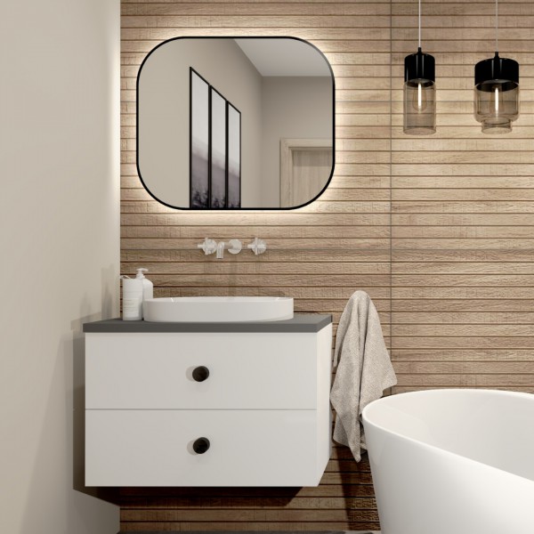 Wanna wolnostojąca w małej łazience w bloku!