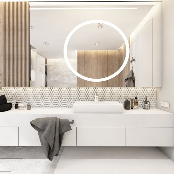 Minimalistyczna Łazienka z Przemyślaną Przestrzenią!