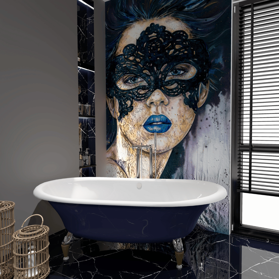 Połączenie Glamour i Nowoczesności: Wnętrze Wypełnione Elegancją