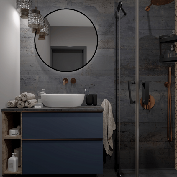 Mała łazienka z prysznicem