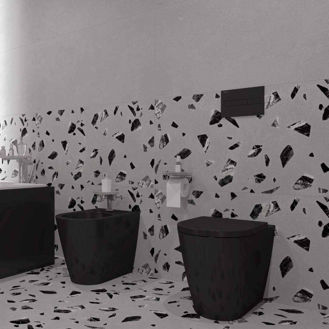 Nowoczesna Łazienka LAUFEN: Harmonia Kolorów i Elegancja Wykończenia