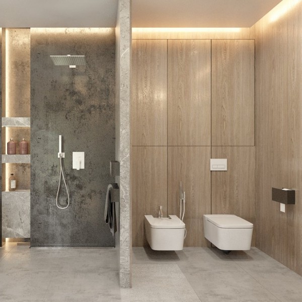 Nowoczesna łazienka z sauną!