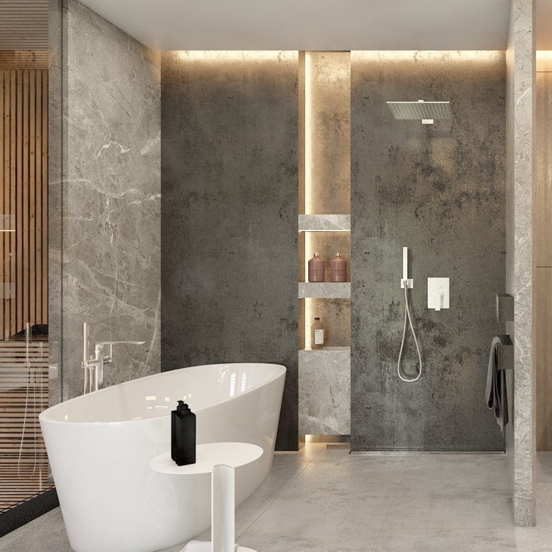 Nowoczesna łazienka z sauną!