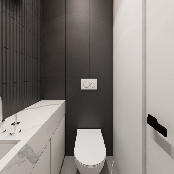 Projekt toalety dla gości!