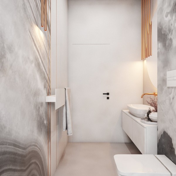 Złota toaleta dla gości!